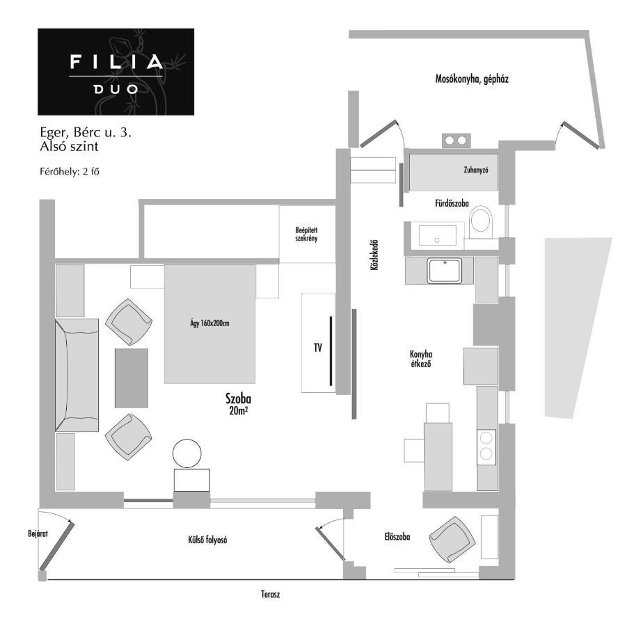 Filia Apartman Eger Kültér fotó