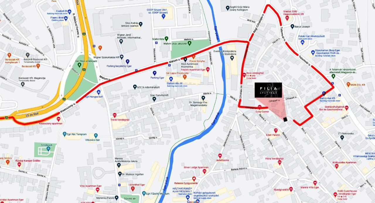 Filia Apartman Eger Kültér fotó
